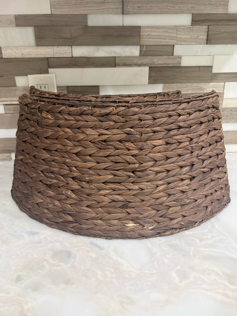 Threshold Woven Christmas Tree Collar